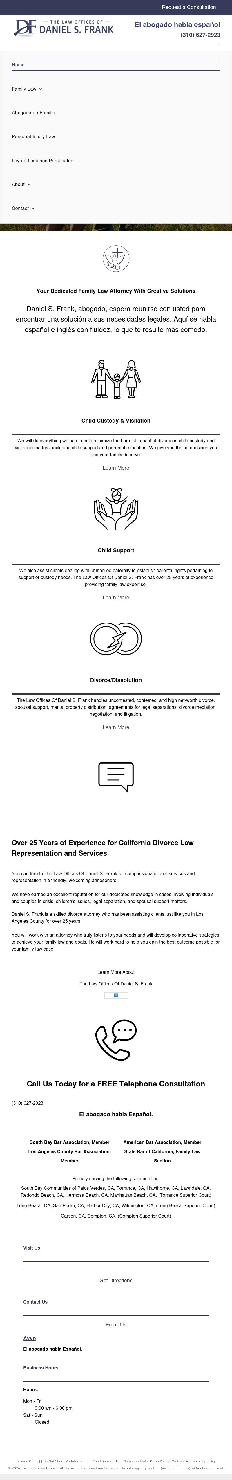 The Law Offices of Daniel S. Frank - Torrance CA Lawyers