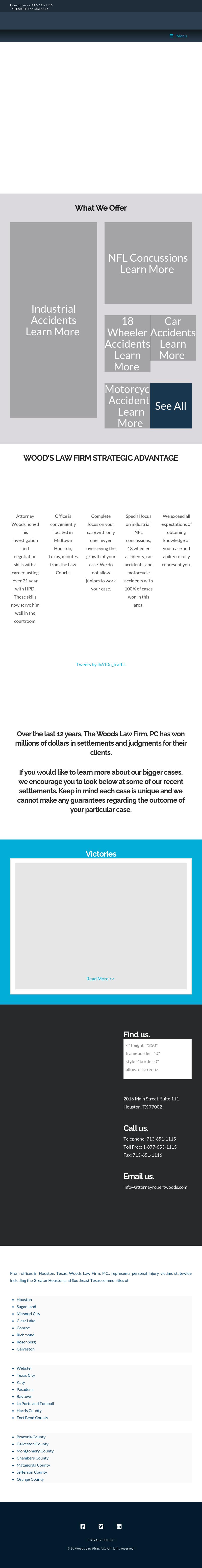 Woods Law Firm, P.C. - Houston TX Lawyers