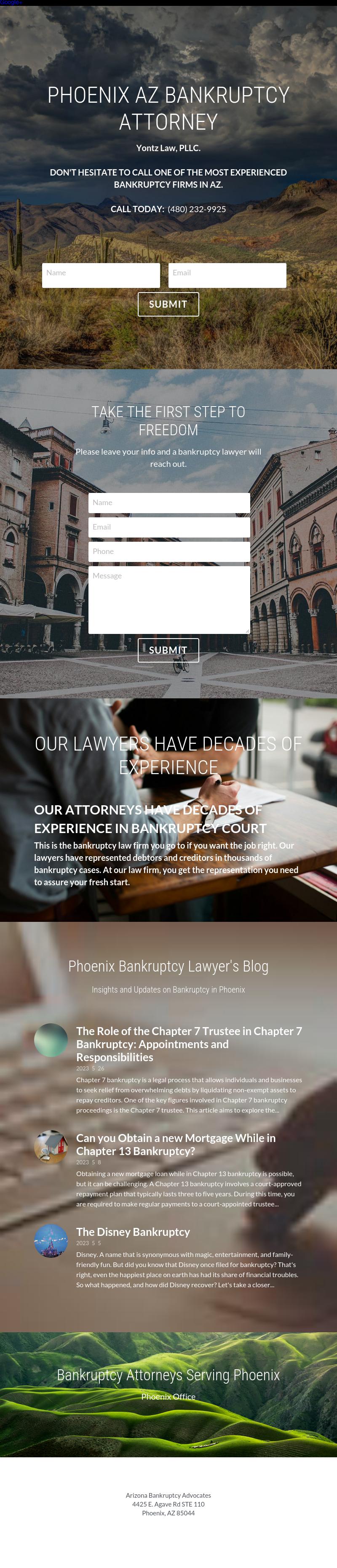 Yontz Law, PLLC. - Phoenix AZ Lawyers