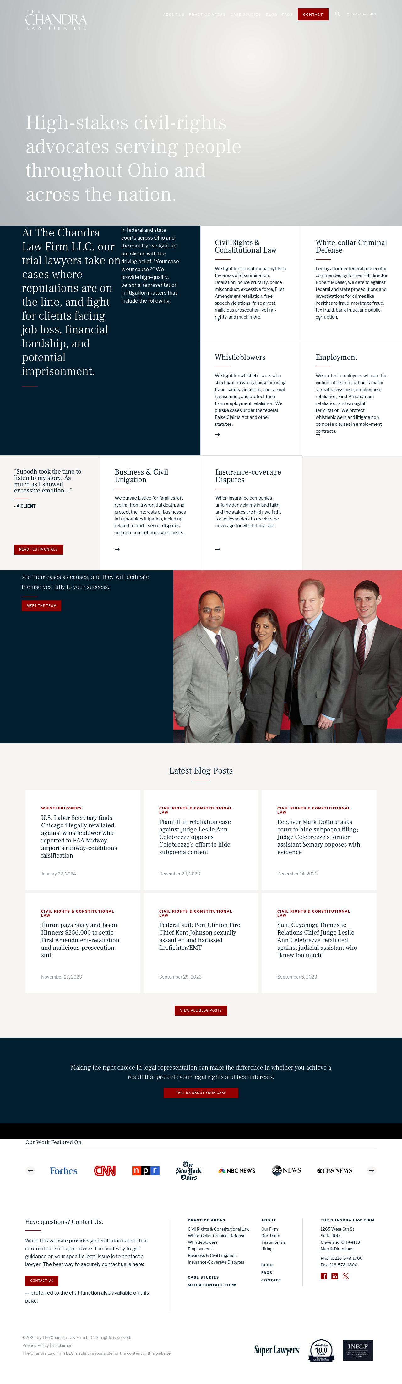 The Chandra Law Firm LLC - Cleveland OH Lawyers