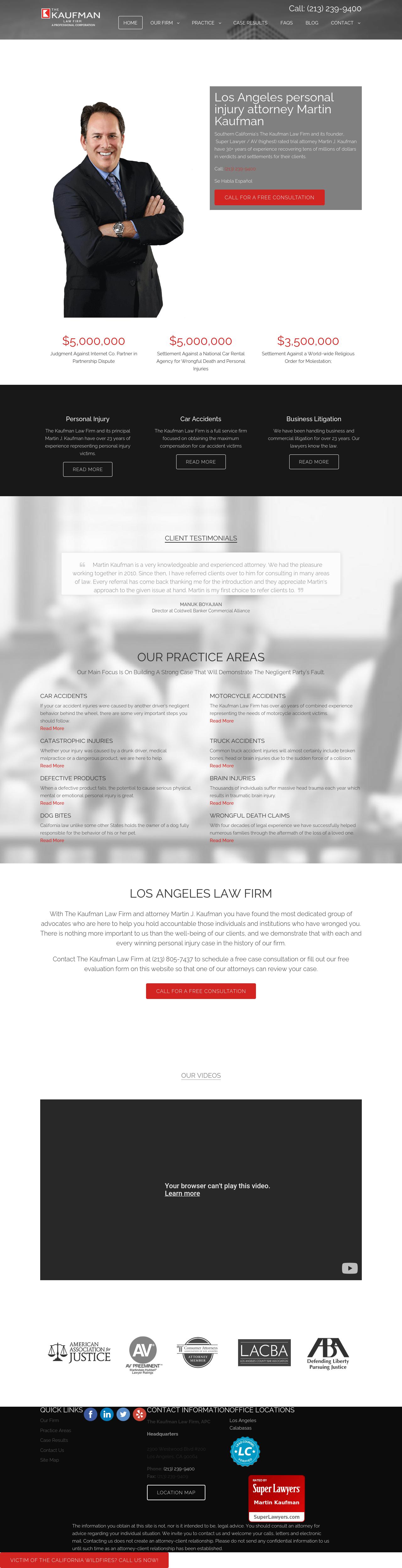 The Kaufman Law Firm, APC - Los Angeles CA Lawyers