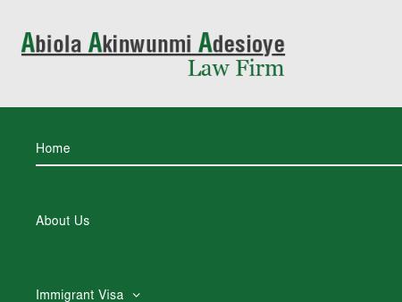 Abiola Akinwunmi Adesioye Law Firm