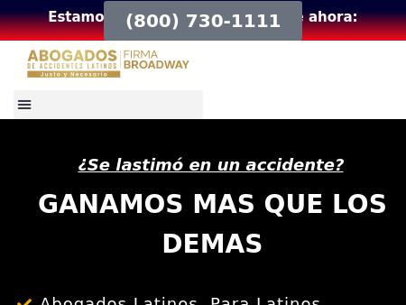 Abogados de Accidentes Latinos Firma Broadway