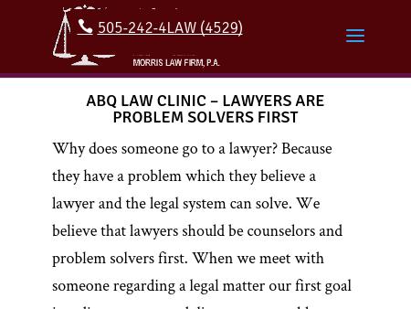 ABQ Law Clinic/Morris Law Firm PA