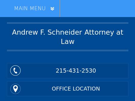 Andrew F. Schneider Attorney at Law
