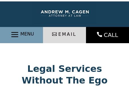 Andrew M. Cagen, Attorney at Law