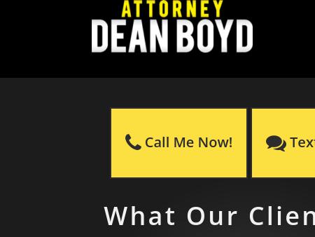 Attorney Dean Boyd The Strong Arm