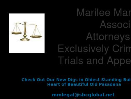 Attorney Marilee Marshall - Certified Criminal Law Specialist