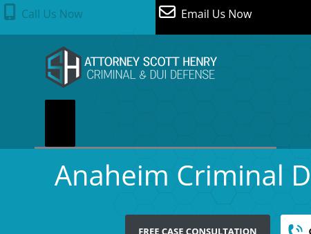 Attorney Scott Henry: Criminal & DUI Defense