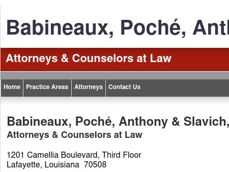 Babineaux Poche' Anthony & Slavich LLC