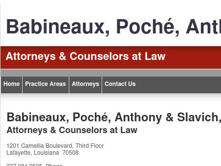 Babineaux Poche' Anthony & Slavich LLC