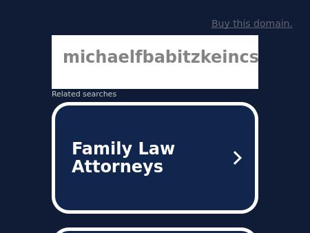 Babitzke Michael F Inc