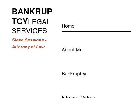 Bankruptcy Legal Services - Steve Sessions Atty