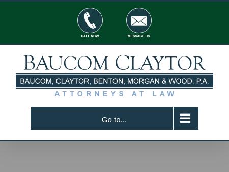 Baucom, Claytor, Benton, Morgan & Wood, P.A.