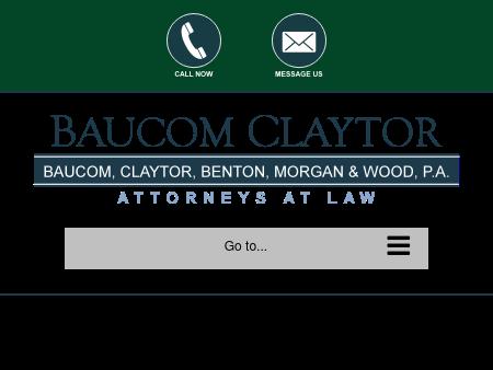 Baucom, Claytor, Benton, Morgan & Wood, P.A.