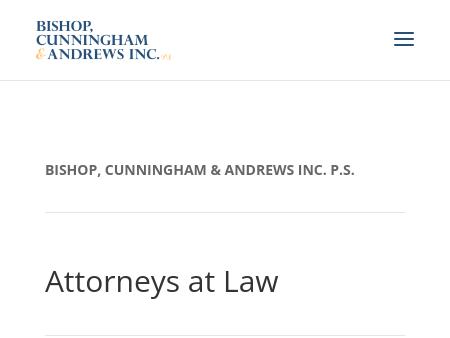 Bishop Cunningham & Andrews Inc., P.S.