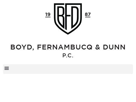 Boyd Fernambucq Dunn & Fann PC