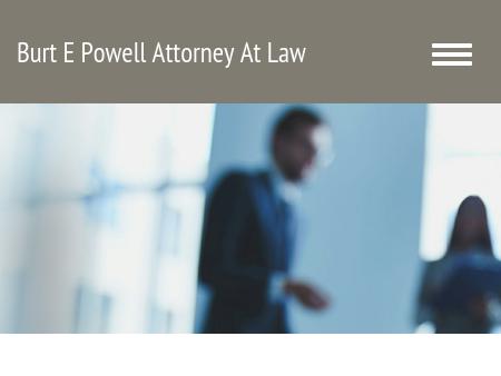 Burt E Powell Attorney At Law