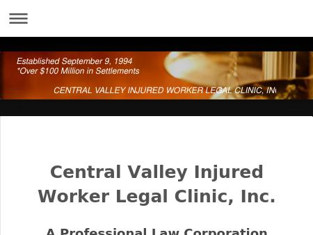 Central Valley Injured Worker Legal Clinic Inc