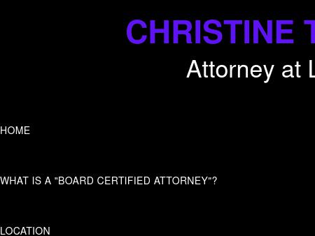 Christine Tharp-Board Certified Family Law Attorney