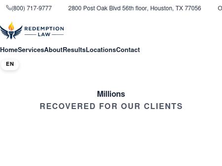 Redemption Law Personal Injury Attorney Houston