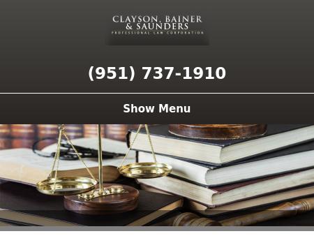 Clayson Mann Yaeger & Hansen A Professional Law Corporation