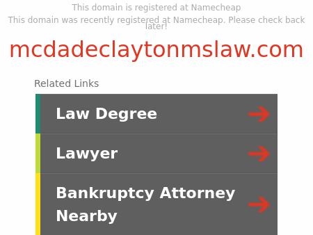 Clayton Bridgett McDade Attorney At Law