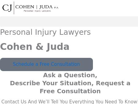 Cohen & Juda PA Personal Injury Attorneys