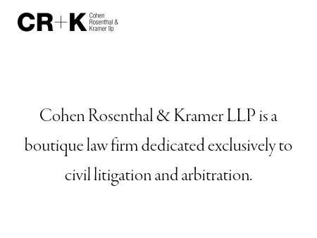 Cohen Rosenthal Kramer LLP