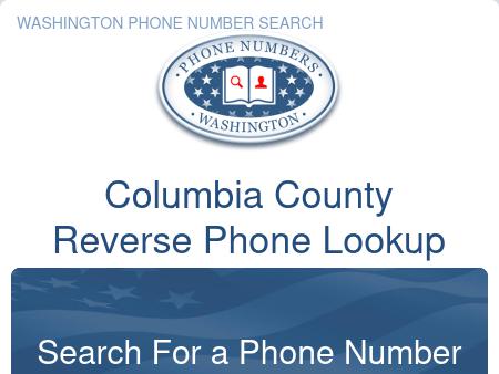 Columbia County Phone Number Lookup