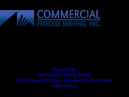 Commercial Process Serving Inc.