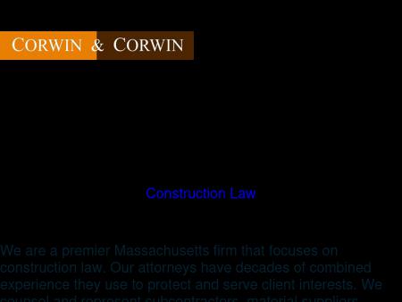 Corwin & Corwin LLP