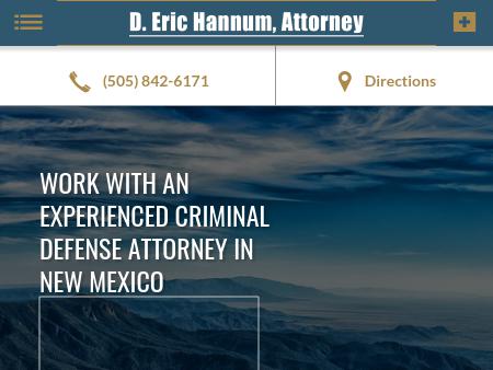 D. Eric Hannum, Criminal Defense Attorney