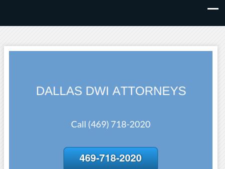 Dallas DWI Lawyer