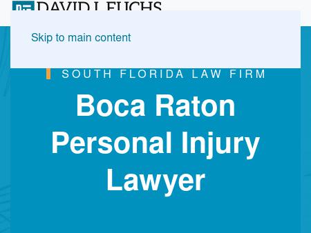 David I. Fuchs, Injury & Accident Lawyer, P.A.