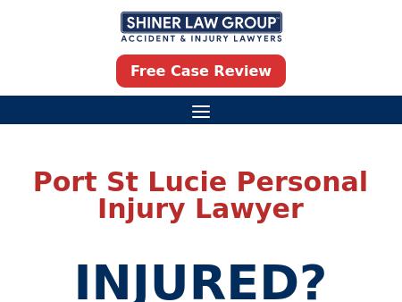 Shiner Law Group - Port St Lucie Personal Injury Attorneys & Accident Lawyers