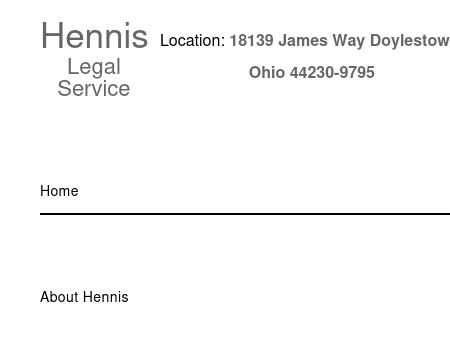 Hennis Legal Services
