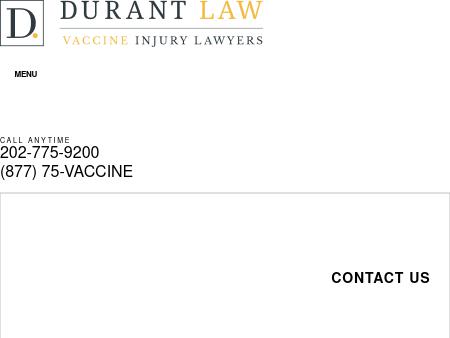 Durant Law Vaccine Injury Lawyers
