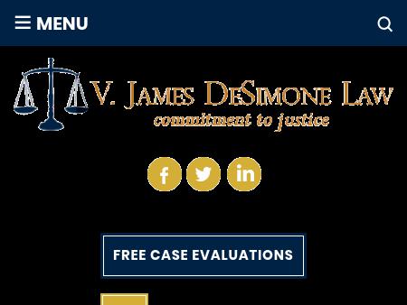 V. James DeSimone Law