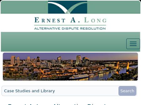 Ernest A. Long ADR