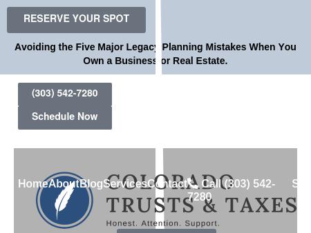 Colorado Trusts & Taxes