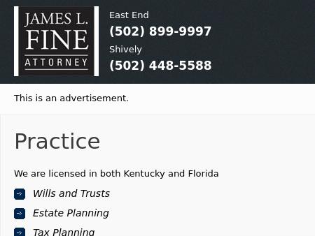 Fine James L Attorney PLLC
