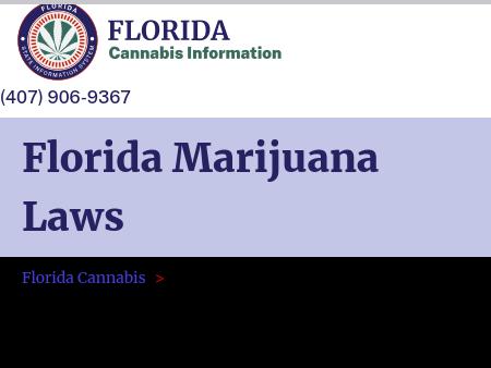 Florida Marijuana Laws