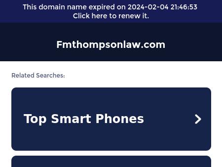 Frank M Thompson Attorney