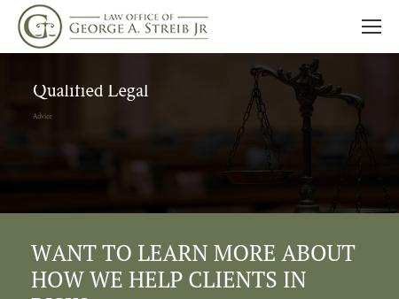 George Streib, Jr., Attorney & Counselor at Law