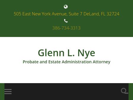 Glenn Lee Nye, Attorney at Law