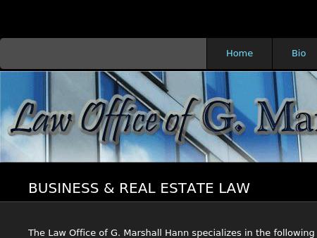 Hann G Marshall Attorney At Law