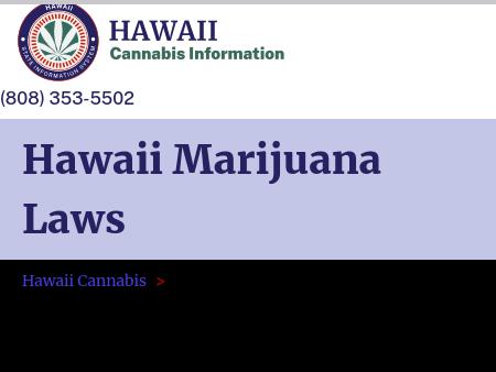 Hawaii Marijuana Laws
