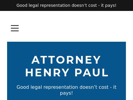 Henry Paul Attorney at Law