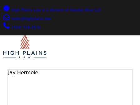 High Plains Law